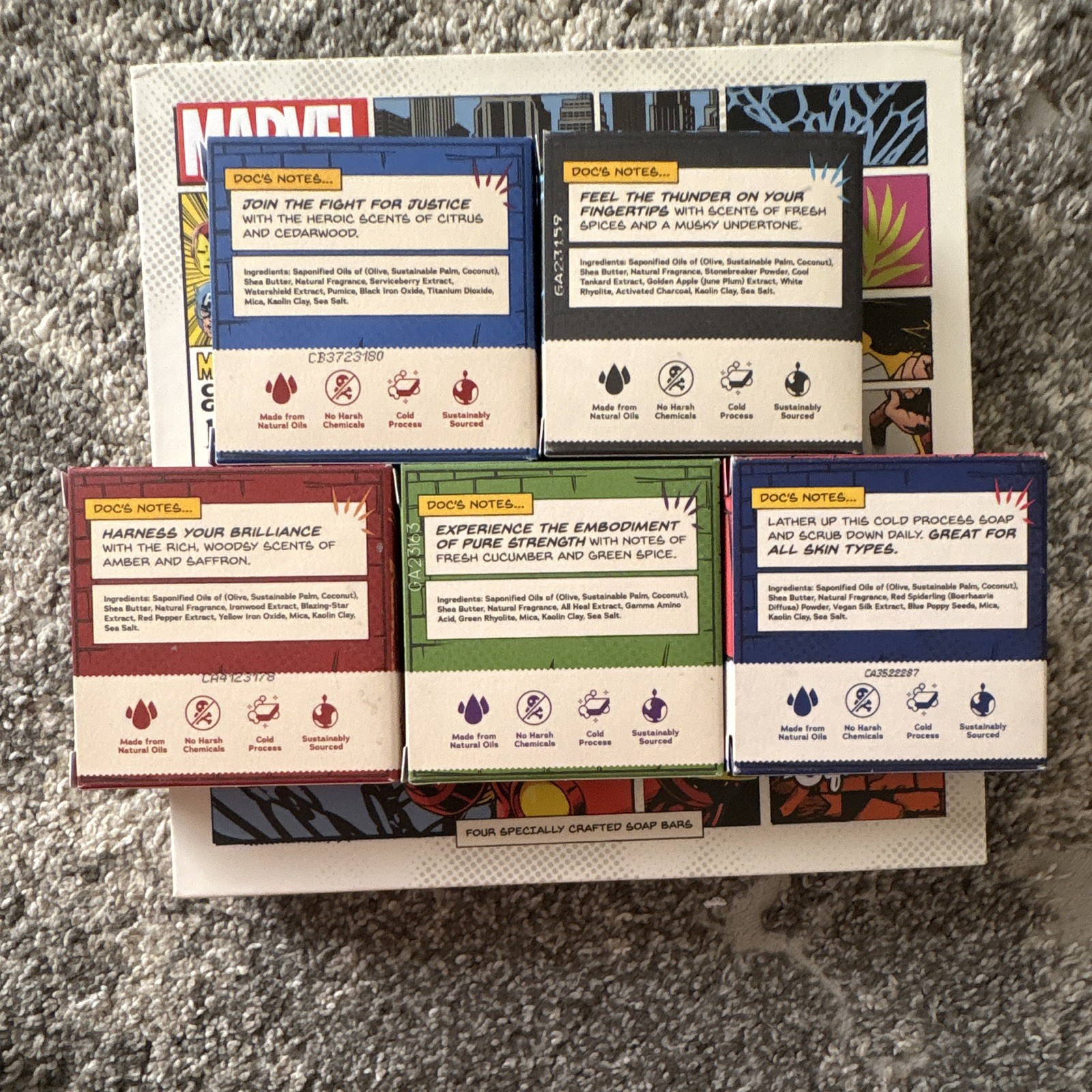 Dr. Squatch Limited Marvel Set Plus Spidey Suds