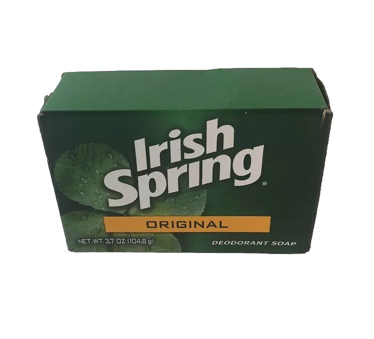 IRISH SPRING Original Scent Bar Soap HTF 4 OZ Sealed