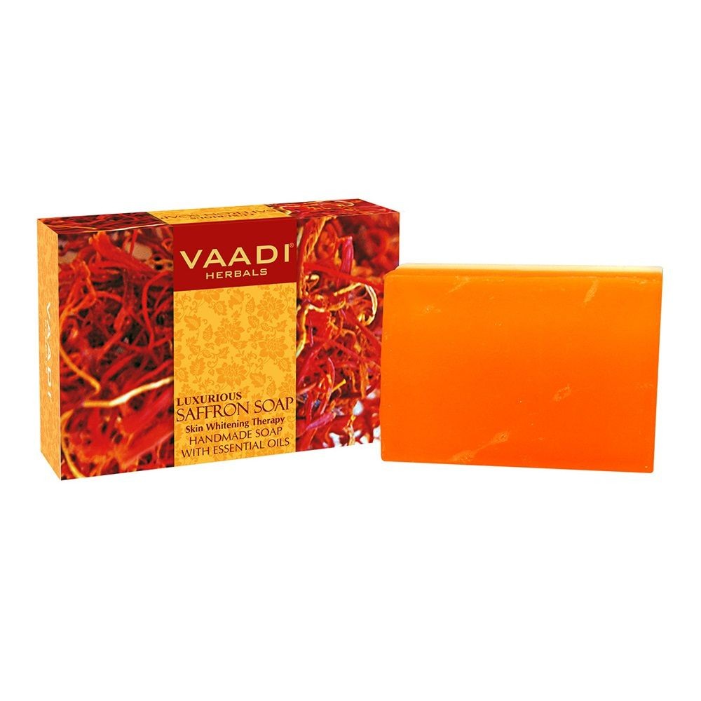 Vaadi Herbals Luxurious Saffron Skin Whitening Therapy Soap 75g