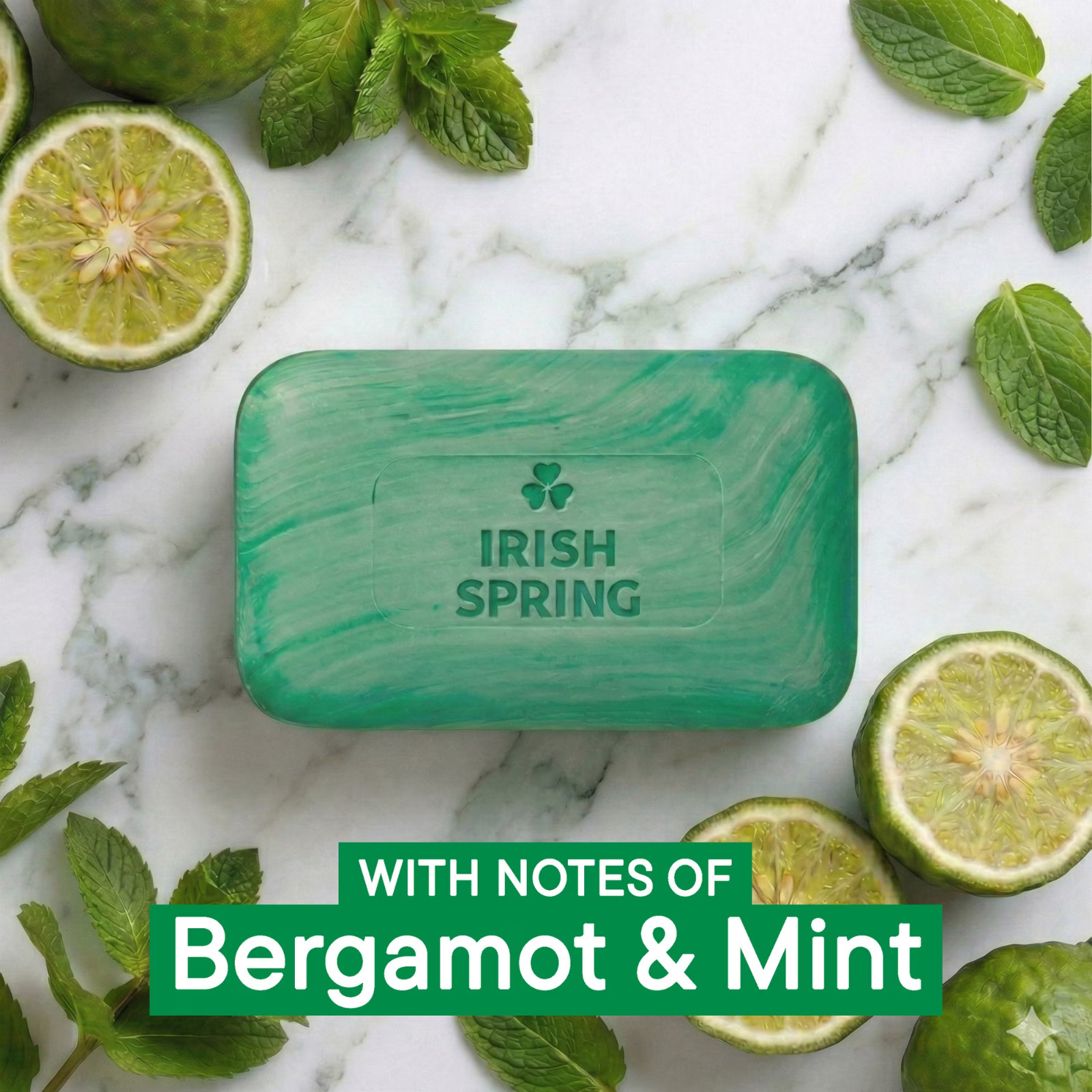 Irish Spring Bar Soap for Men, Original Clean Mens Bar Soap, 12 Pack, 3.7 Oz