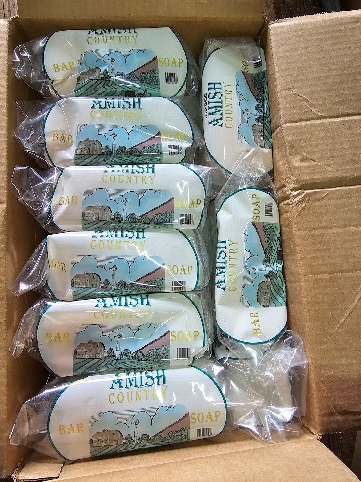 Amish Farms Natural Bar Soap (10 Bars) – 2 Bag Double Deal – VEGAN USA TN MADE