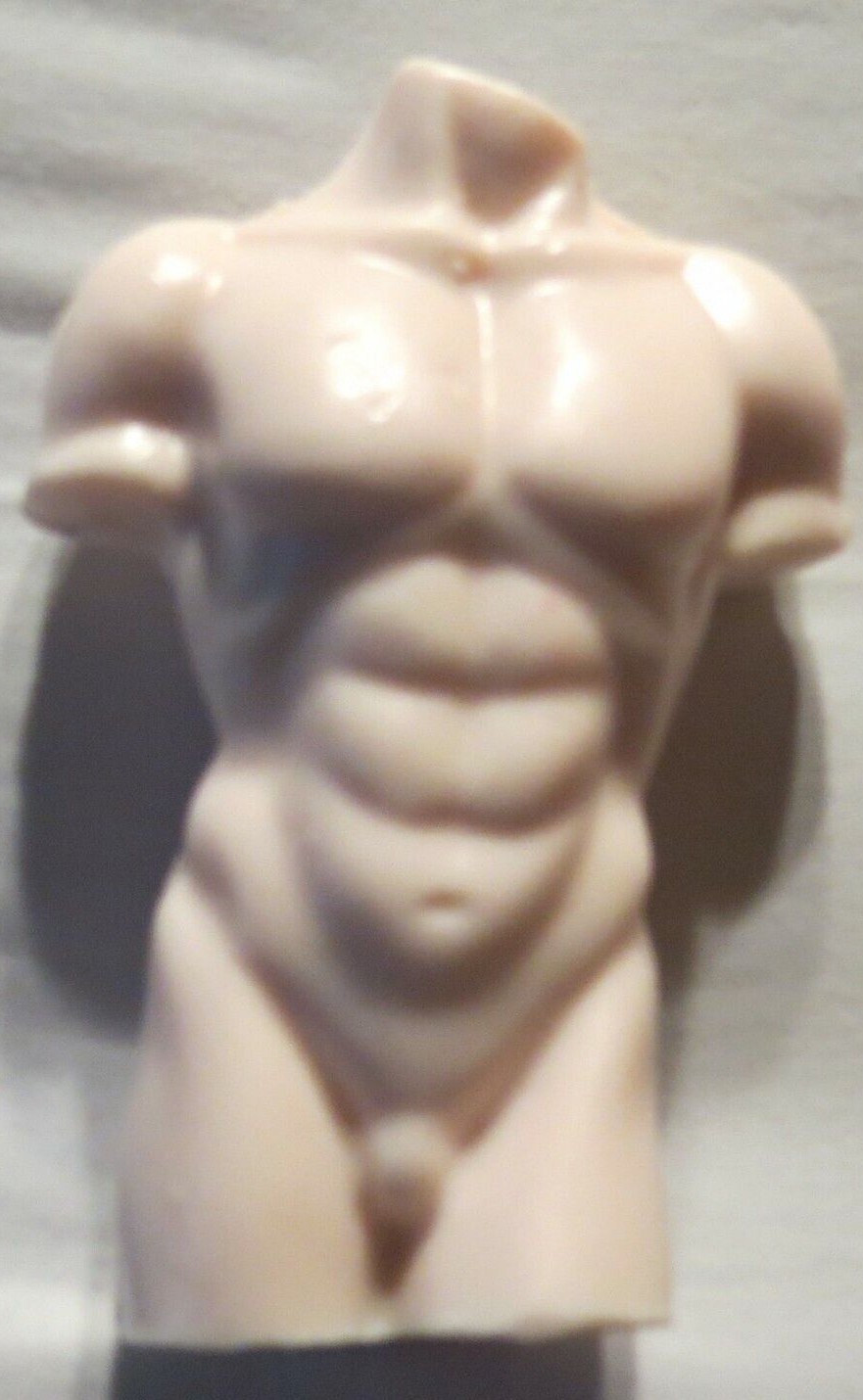 Nude male body soap bar 5-1/2″ tall x 4″ wide 9.50 oz bar