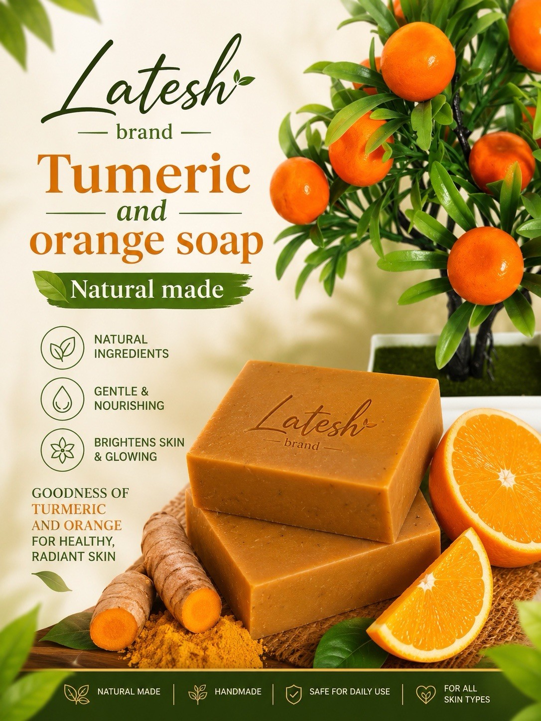Tumeric And Orange Soap