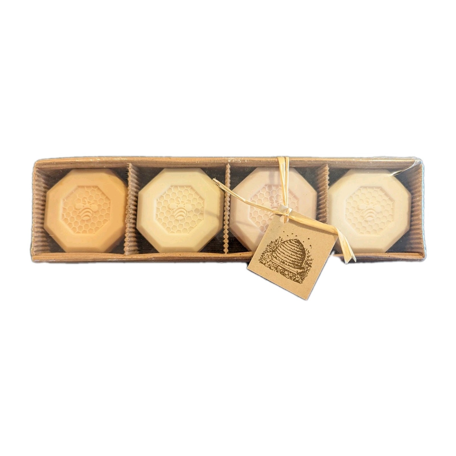 Soaps CST Fine Honey Assortment Beeswax/Aloe/Roseberries/Goat Milk 4 – 3.5oz USA