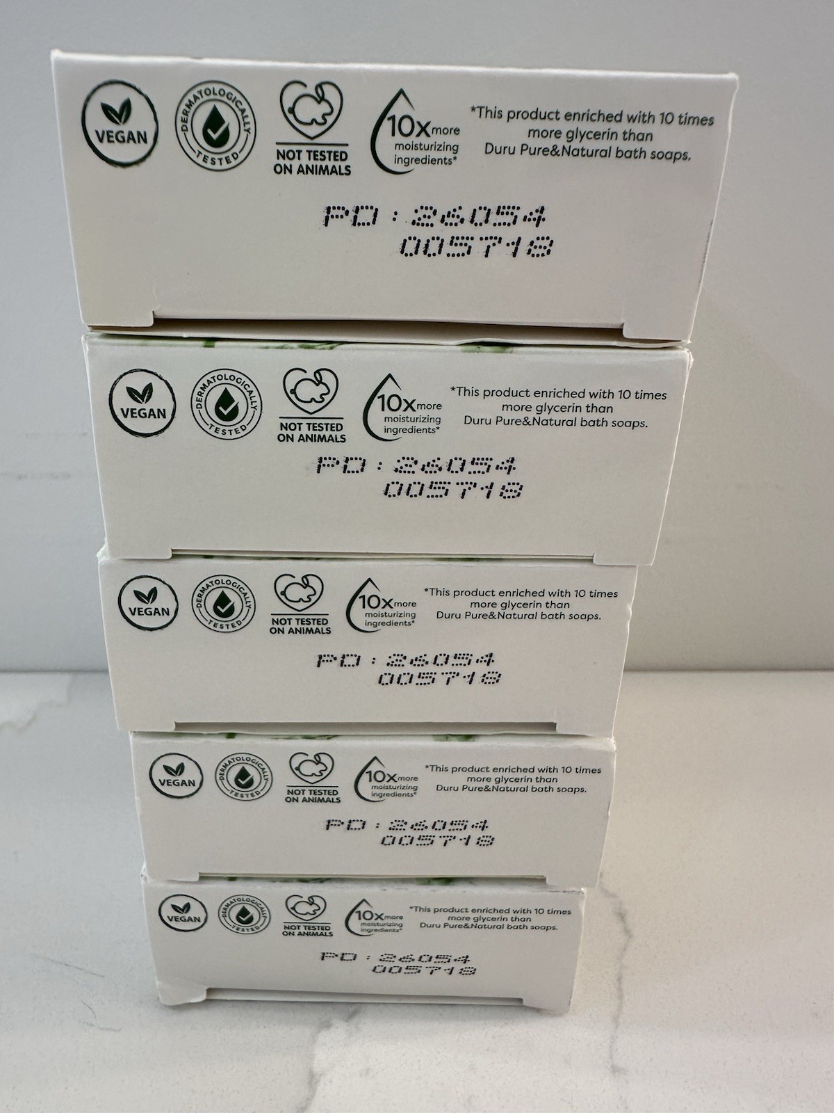 5 Pack Duru Hydro Pure Aloe Vera Body Soap 3.75 oz Sensitive Skin