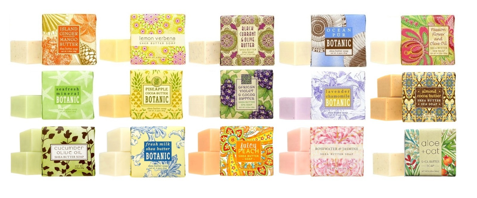 Greenwich Bay Trading Company Soap Sampler 15 pack of 1.9oz bars