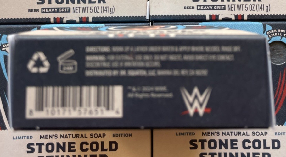 6 Dr. Squatch Limited Edition Natural Soap Stone Cold Stunner Heavy Grit 5 oz.