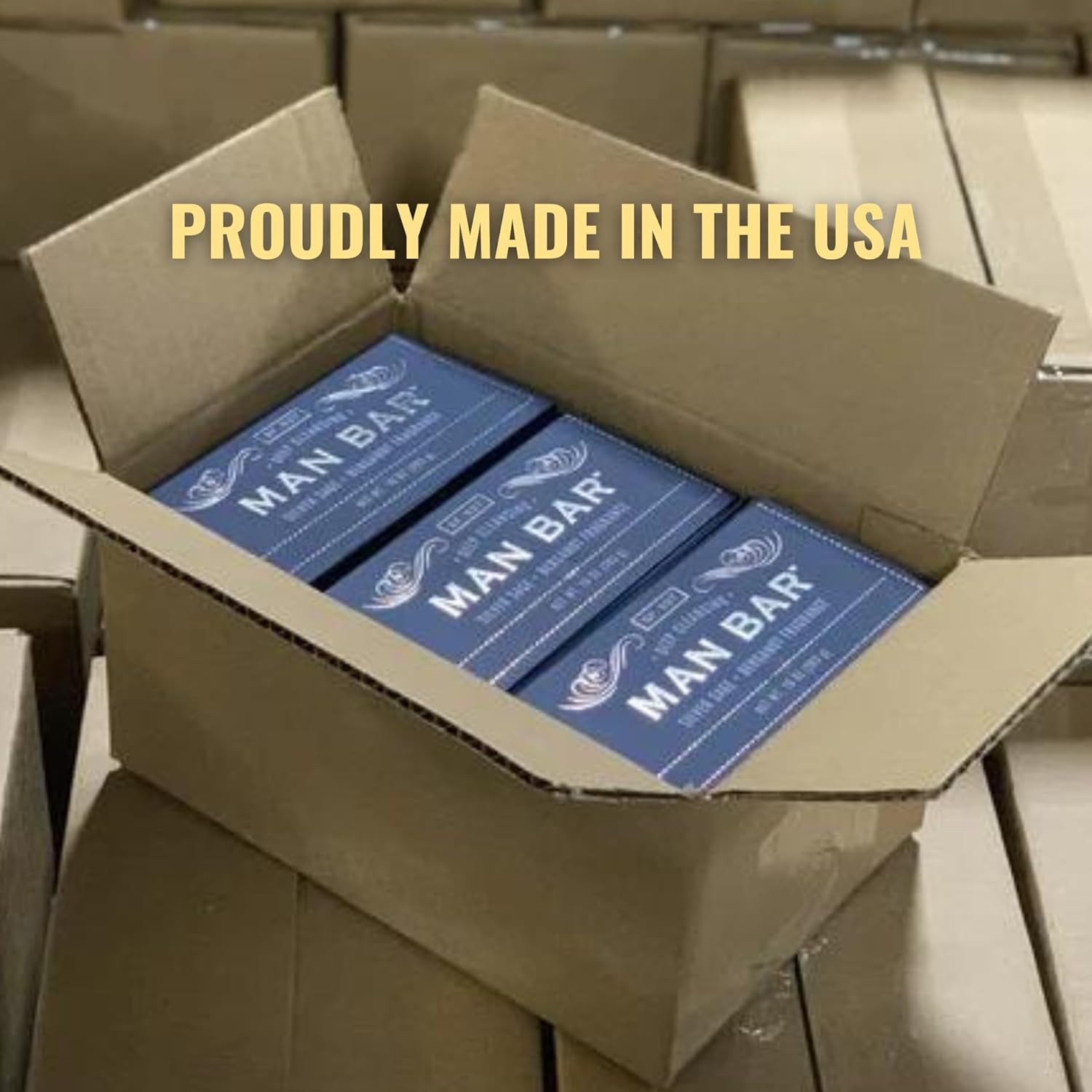 Man Bar | No Harmful Chemicals | Good for all Skin Types | 3-Piece Gift Set
