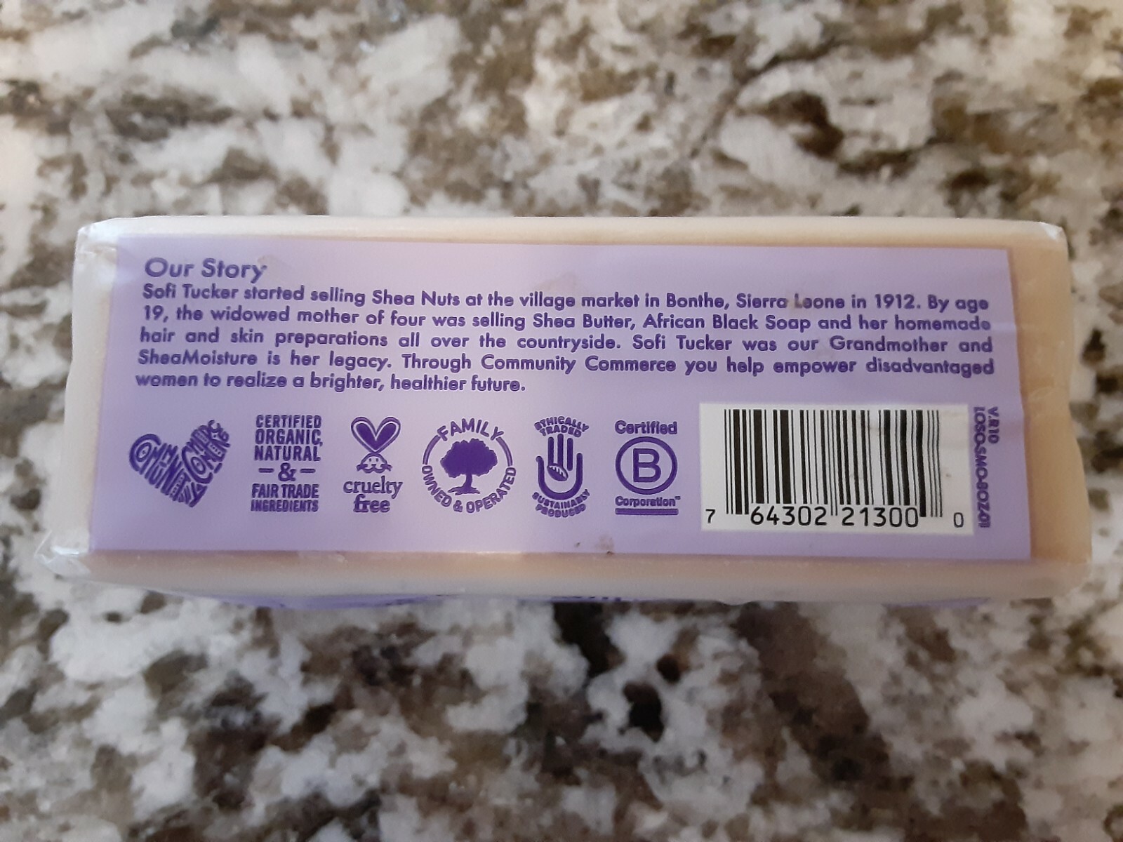 SHEA Moisture Organic Lavender&Wild Orchid Shea Butter Soap With Calendula…