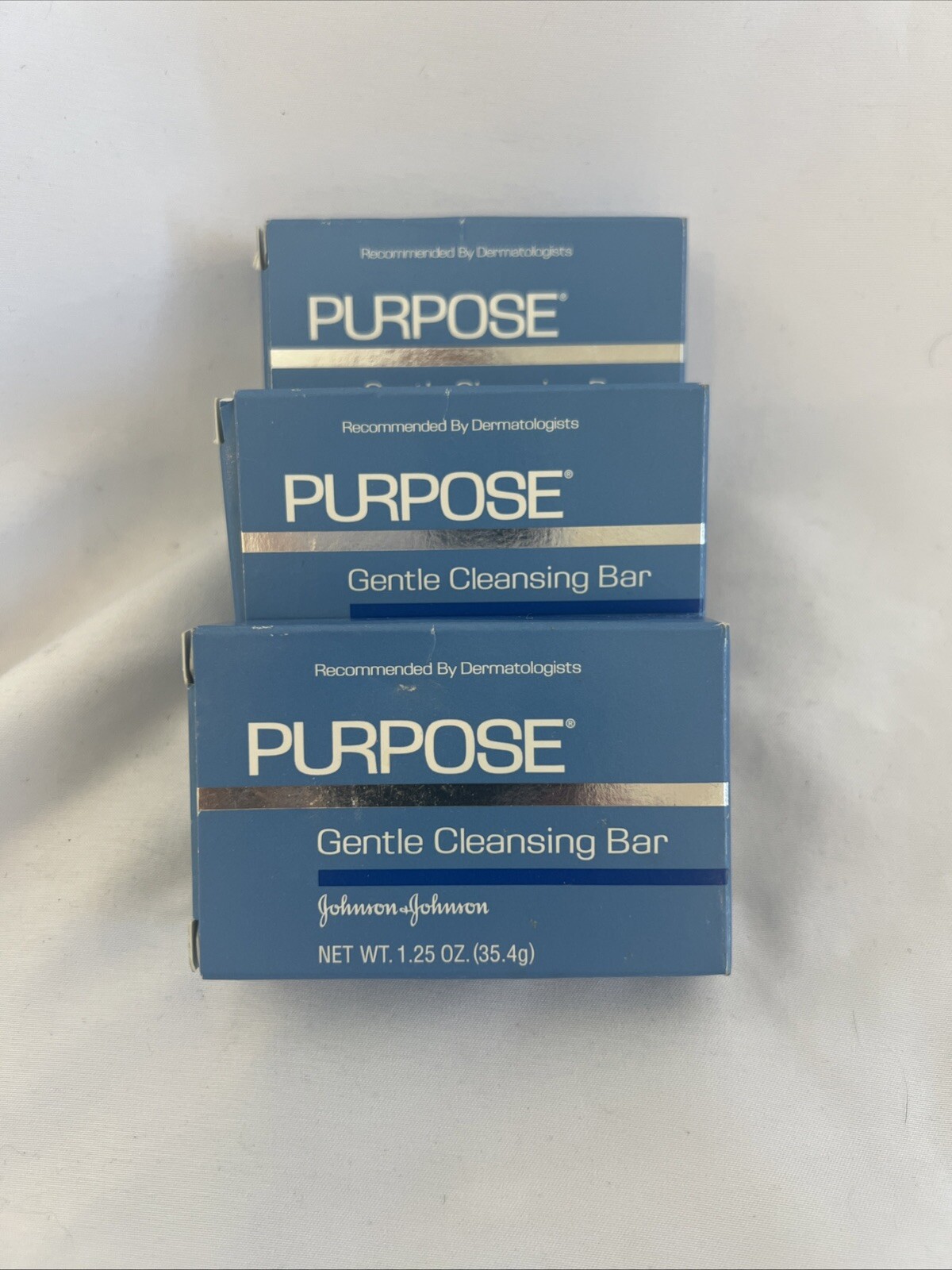 Purpose Gentle Cleansing Bar 1.25 Oz Lot Of 3 Travel Size