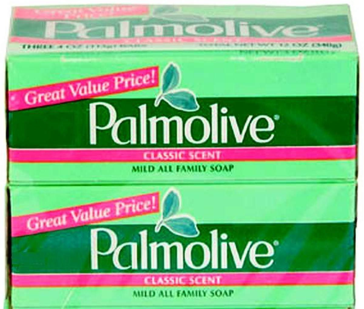 2 Bars PALMOLIVE Mild Bath BAR SOAP (3.2 oz each) Classic Scent Original GREEN