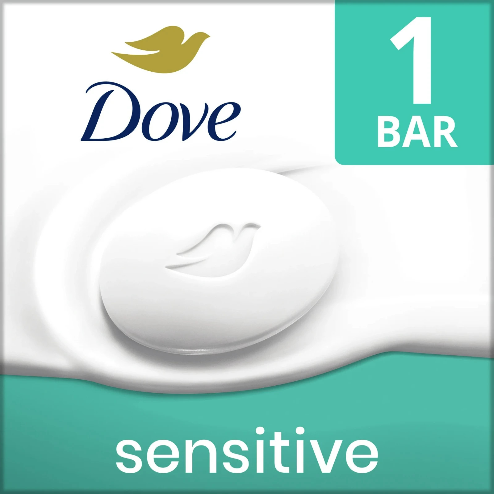 Dove Beauty Bar Soap Sensitive Skin Fragrance Free Hypoallergenic 2.6 oz