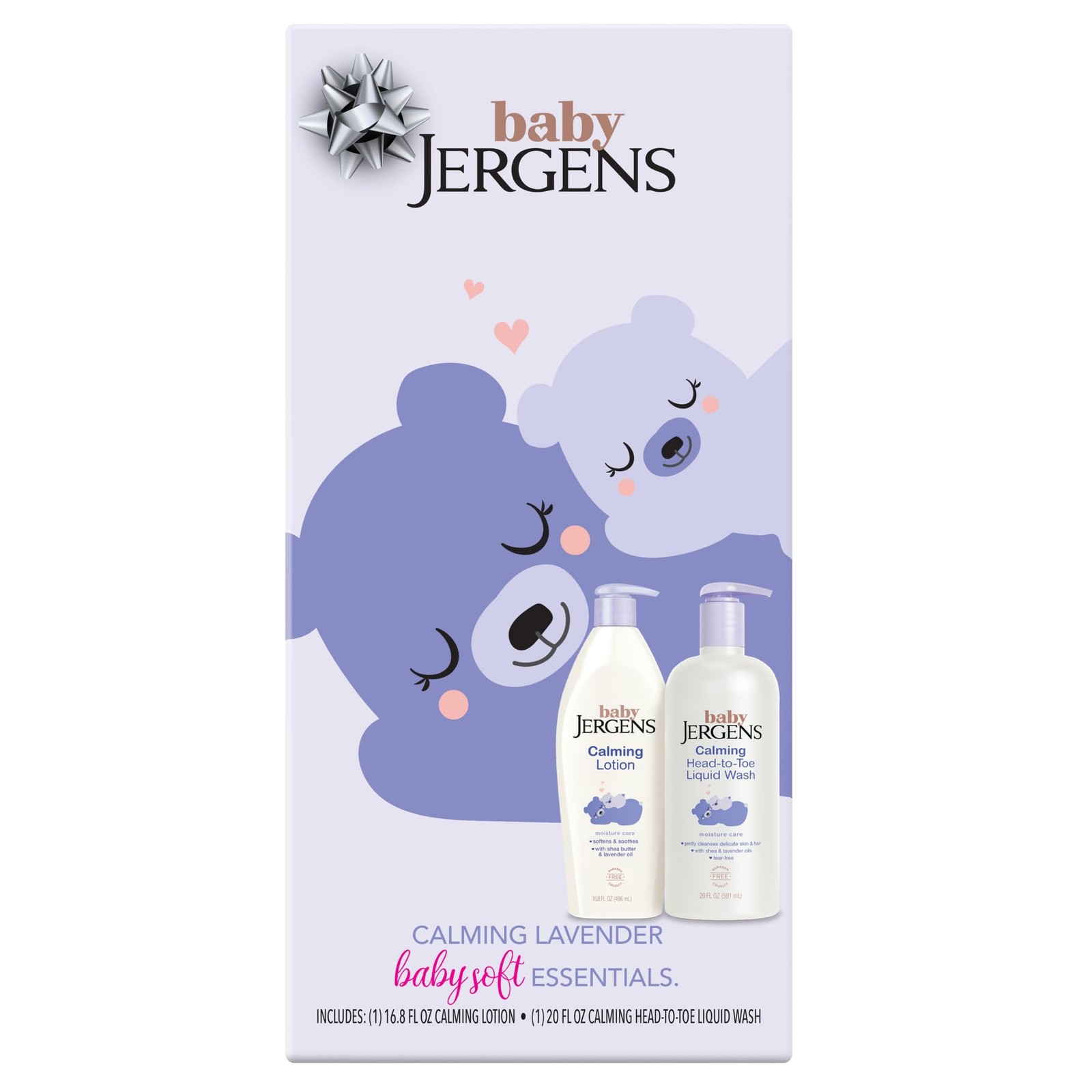 Jergens Baby Duo: Head-to-Toe Wash & Calming Lotion – Gentle, Hypoallergenic