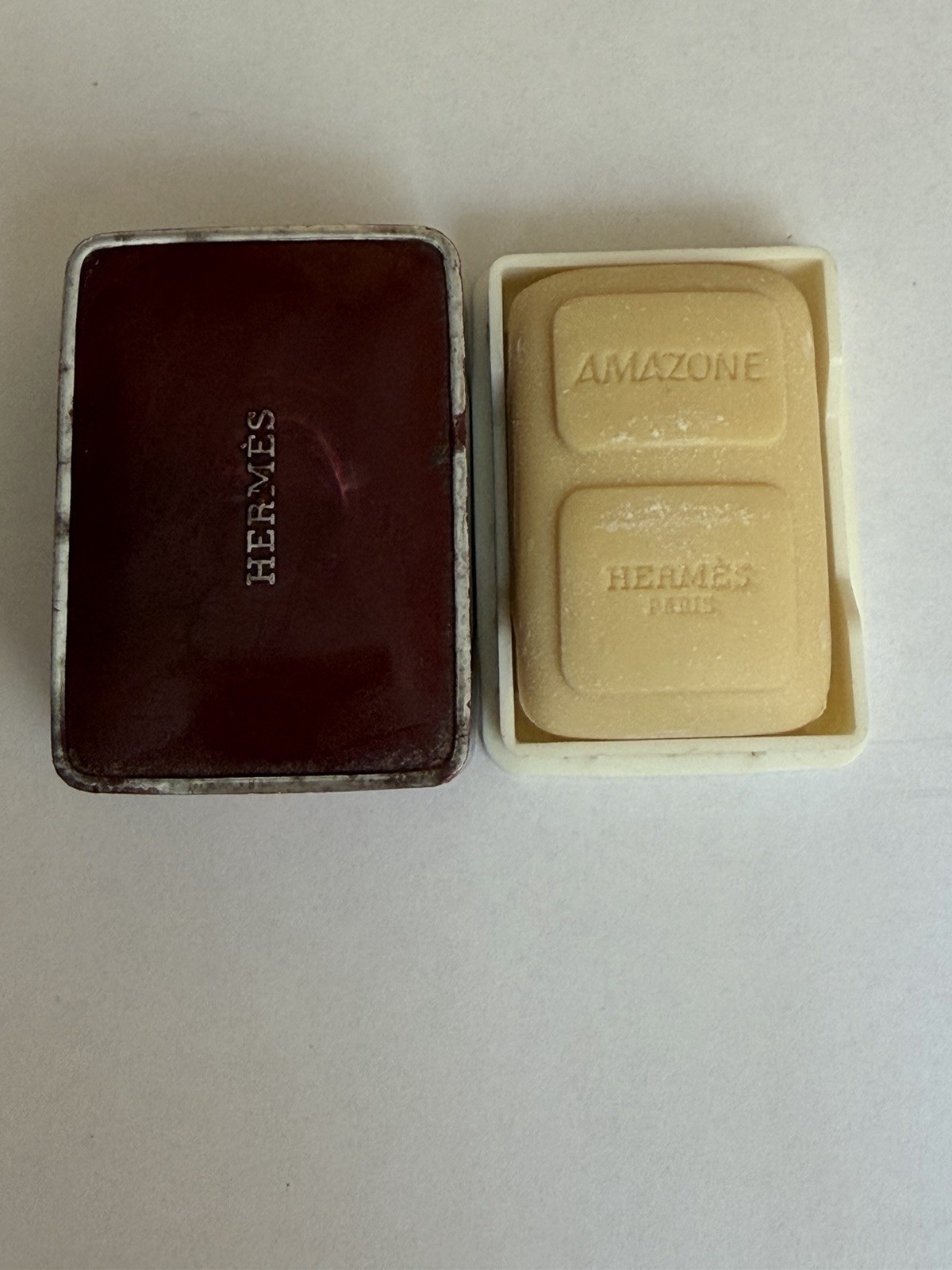 HERMÈS Amazone Scented Body Bar Soap 1.7 oz for Body & Hands, Beige