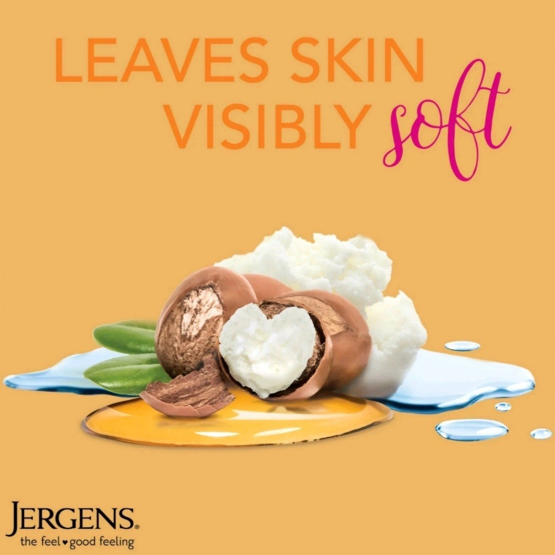 NEW! JERGENS (2-BARS) 3 Oz. (85g) Bars 🟡🫧 ●SHEA BUTTER● Enriching Mild Soap🫧.