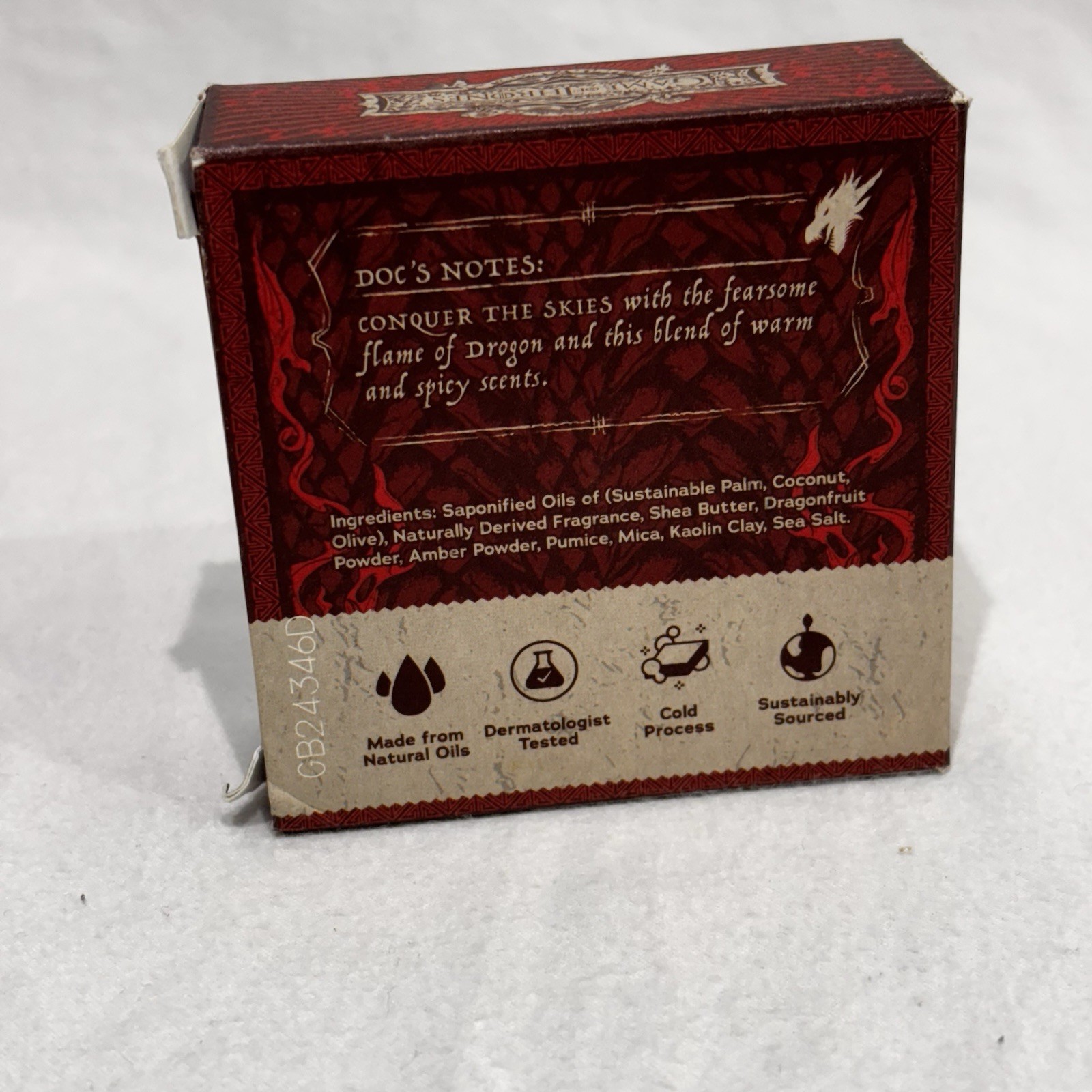 DR. SQUATCH MENS NATURAL BAR SOAP 5 oz 5 PACK W/ Limited Edition Dragon’s Blaze