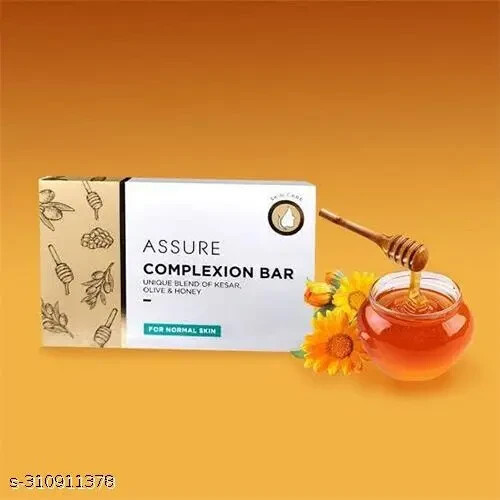 ASSURE COMPLEXION BAR UNIQUE BLEND OF KESAR, OLIVE & HONEY (4x 75 g)