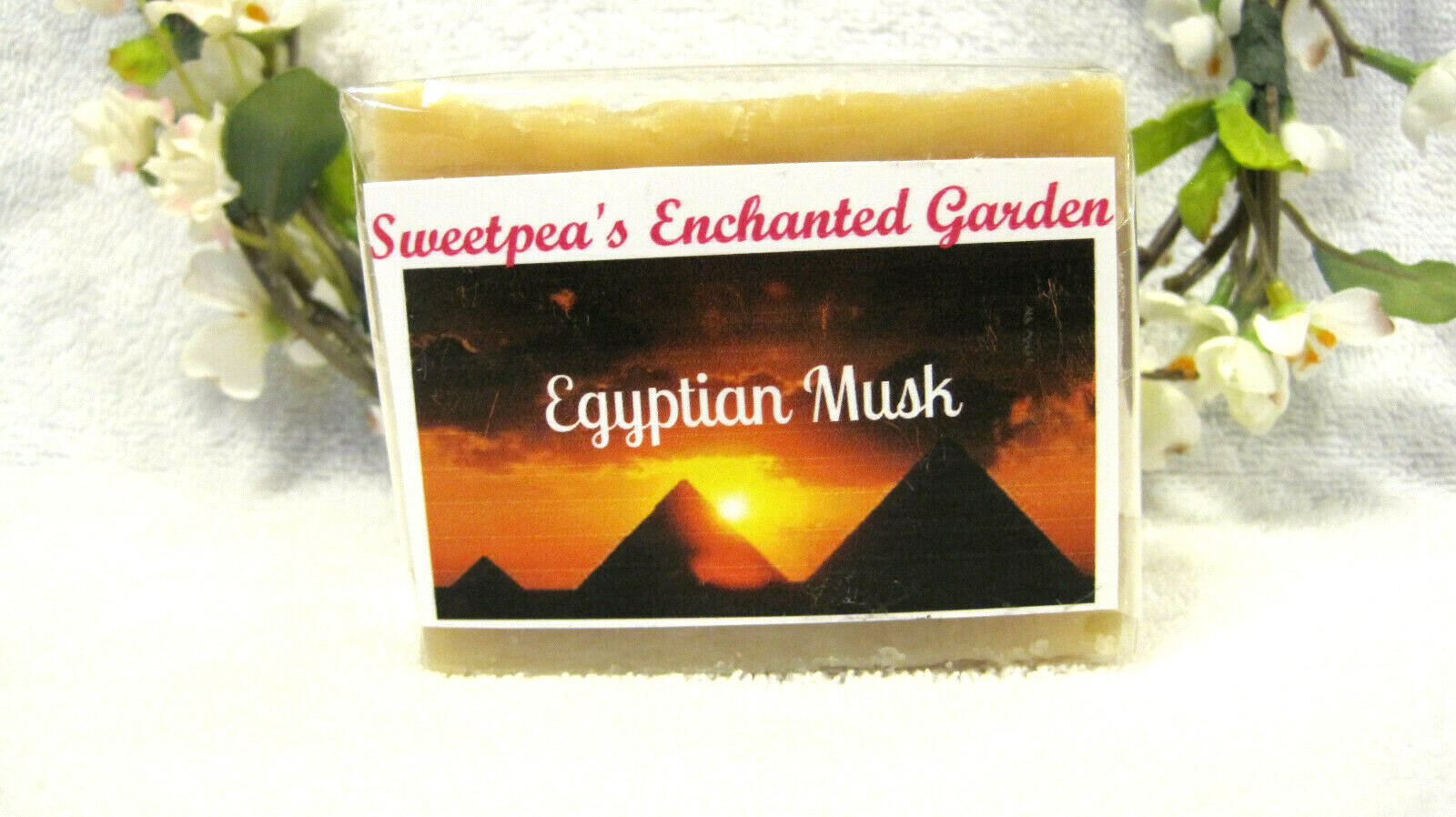 “EGYPTIAN MUSK” HANDMADE NATURAL & ORGANIC GOAT’s MILK SOAP Bars, approx. 4oz.