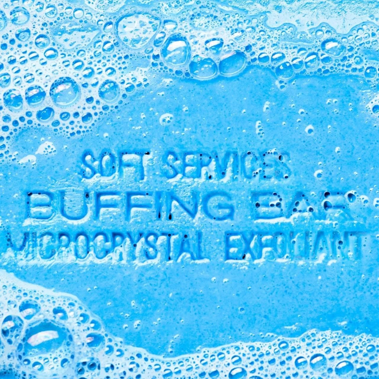 Soft Services Buffing Bar Exfoliating Body Bar for KP and Ingrown Hair (2 pack)