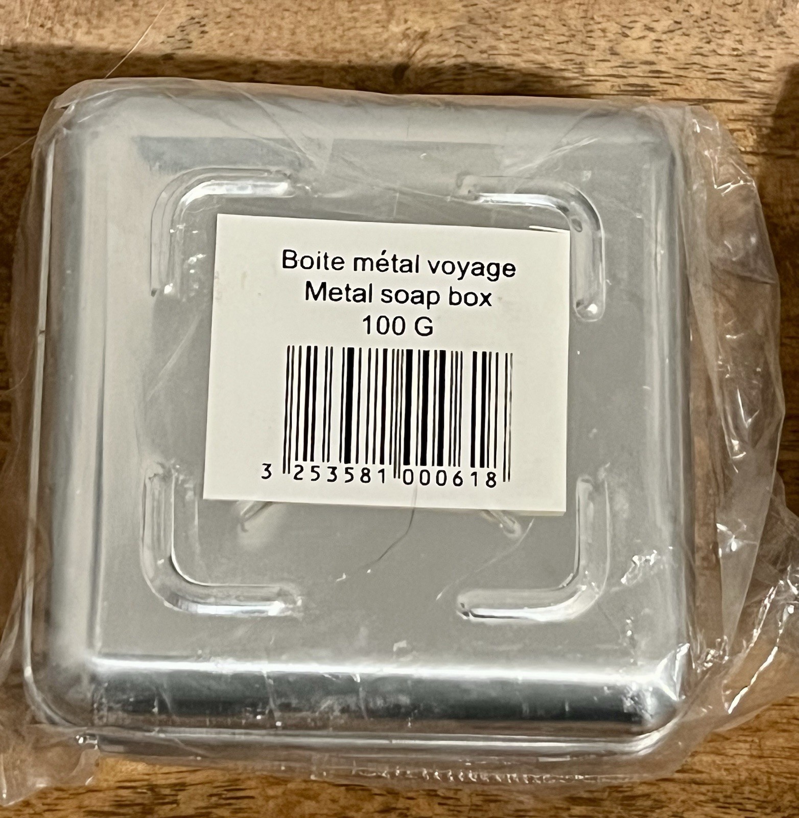 L’Occitane Verbena Shea Butter Soap Bar 100g/3.5oz + Tin Travel Case, NEW