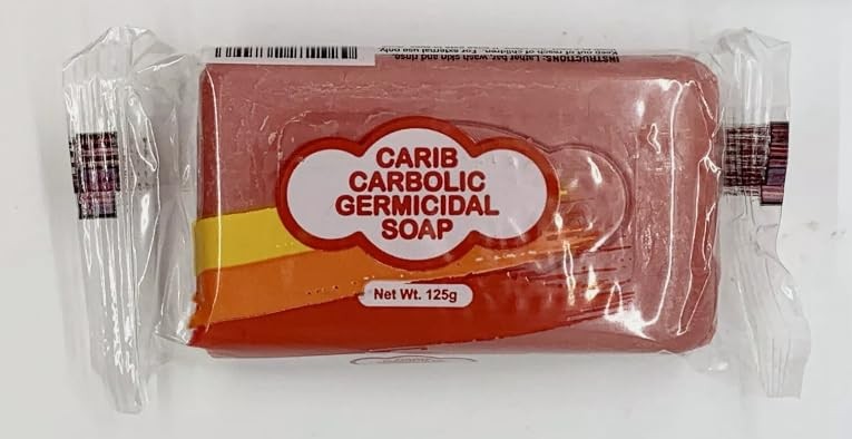 Antiseptic Soap Bar Natural Scented Red Antibacterial Skin Care 3.5 oz