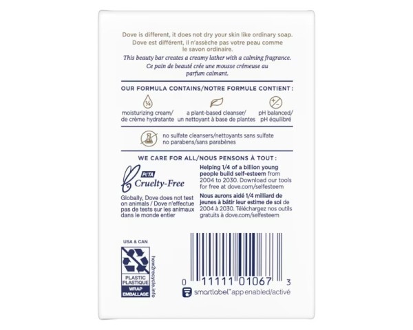 Dove Bar Relaxing – 2 x 4 oz – Lavender and Chamomile – 2 count