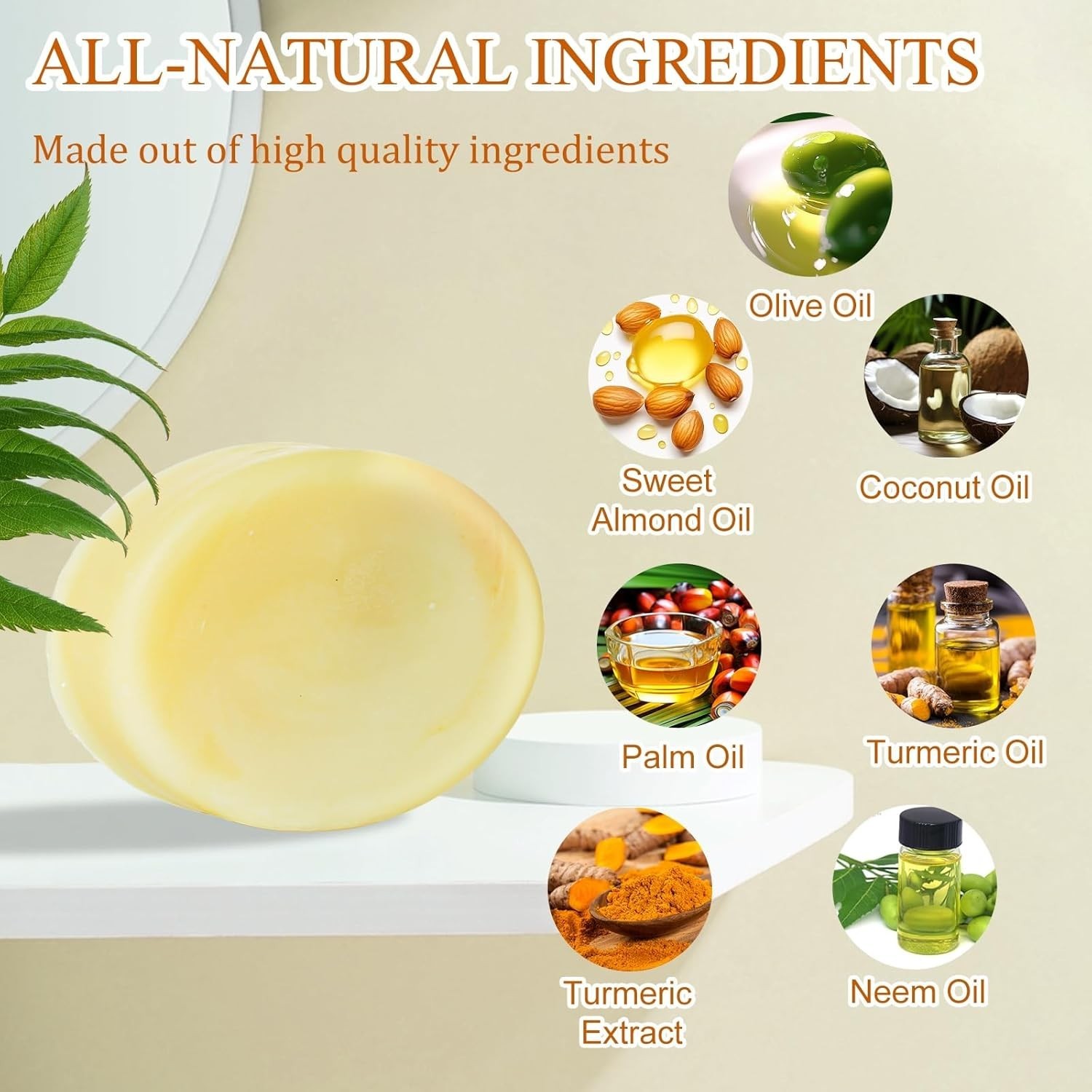 Persimmon Soap for Old People Smell, 3 PCS Organic Deodorant Bath Bar Body Odor