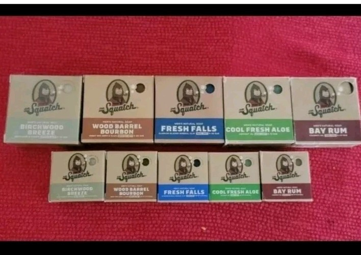 Dr. Squatch Rare MANDOLORIAN SET Beskar Tar & Force Fresh Grogu