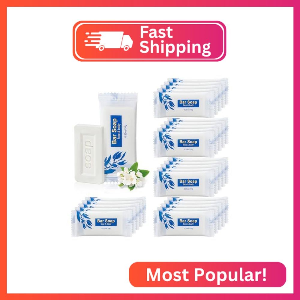 Mini Soap Bars Bulk Individually Wrapped Bulk Bar Soap 0.35 oz Travel Soap Small