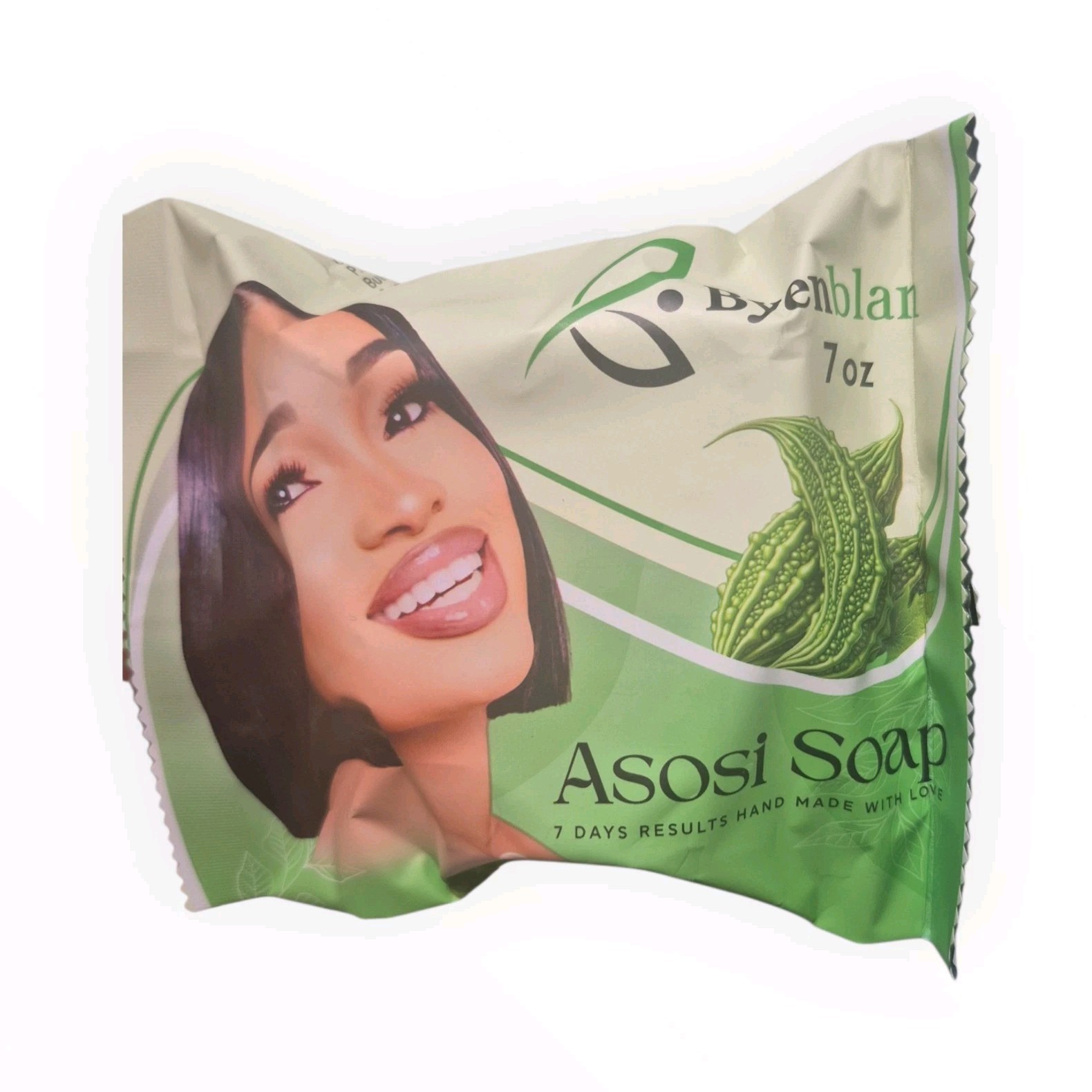 Byenblan asosi Body Bar Soap Unisex Green 7 oz