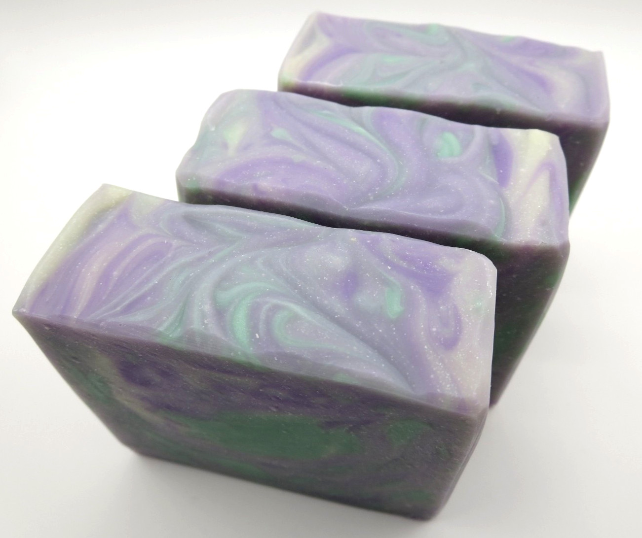 NATURAL HANDMADE SWIRL SOAP COLD PROCESSED NON-TOXIC VEGAN UNISEX 4oz