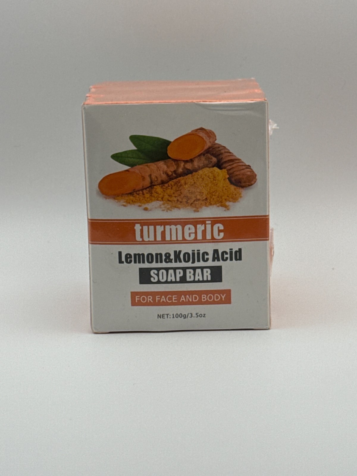 Turmeric Lemon & Kojic Acid Soap Bar 3 pack