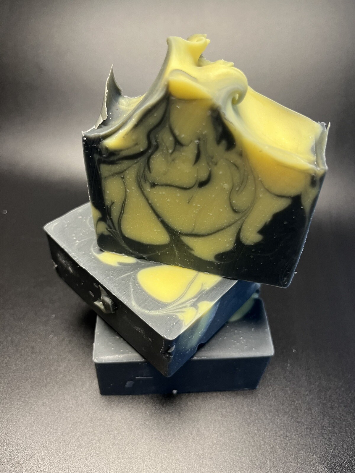 Handmade Activated Charcoal CP soap with Shea butter – No Scented or color added