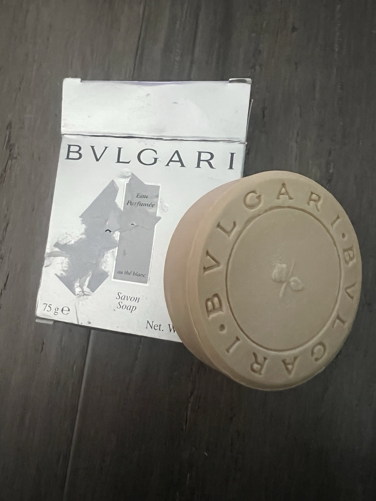 Bvlgari Eau Parfumee au the Blanc Soap Savon 75G