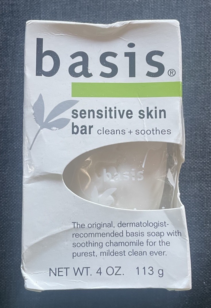 Basis Sensitive Skin Bar Soap – 4oz, 3 Pack
