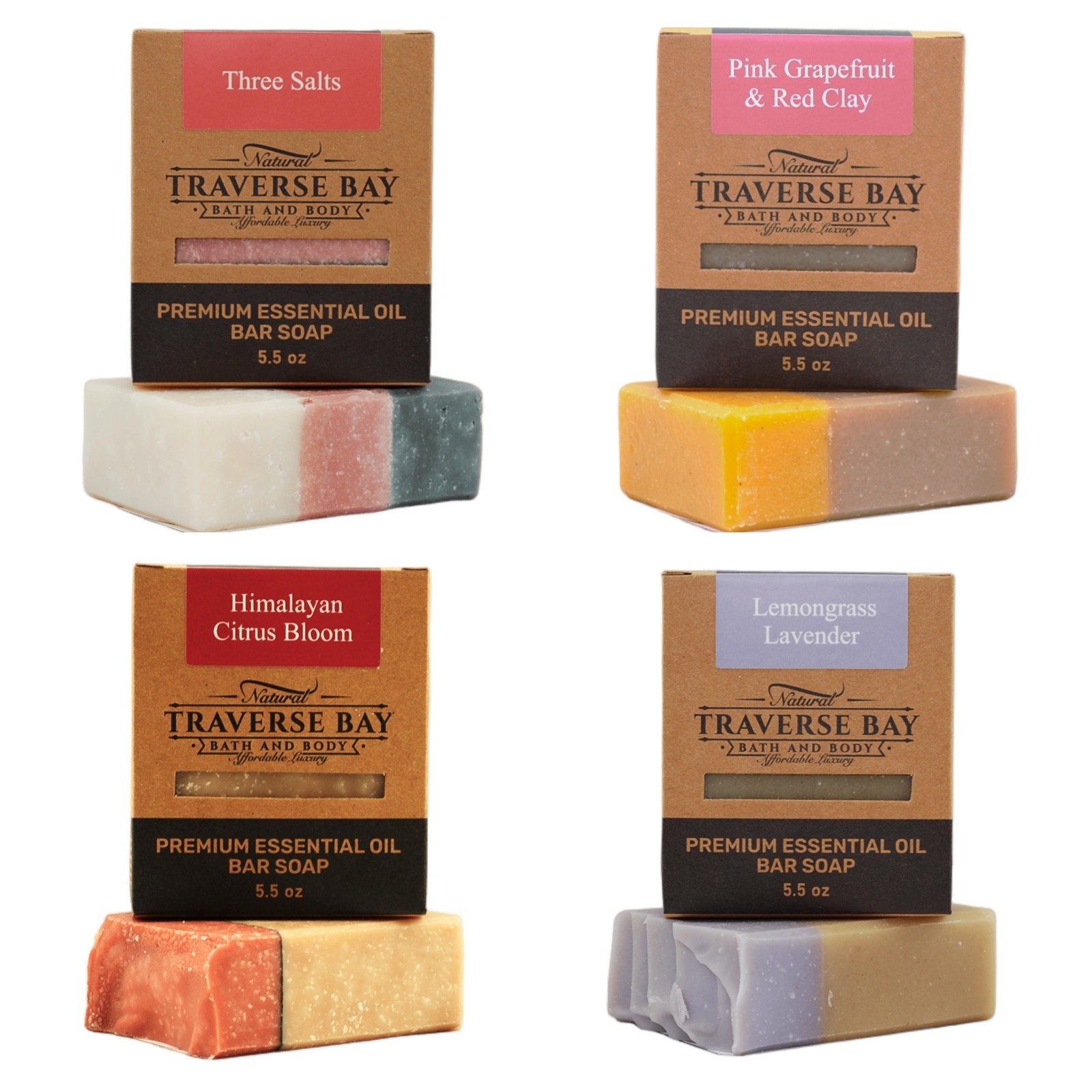 Natural Cold Process Soap You-Pick Variety Pack, 5.5 bars, 22+ oz total