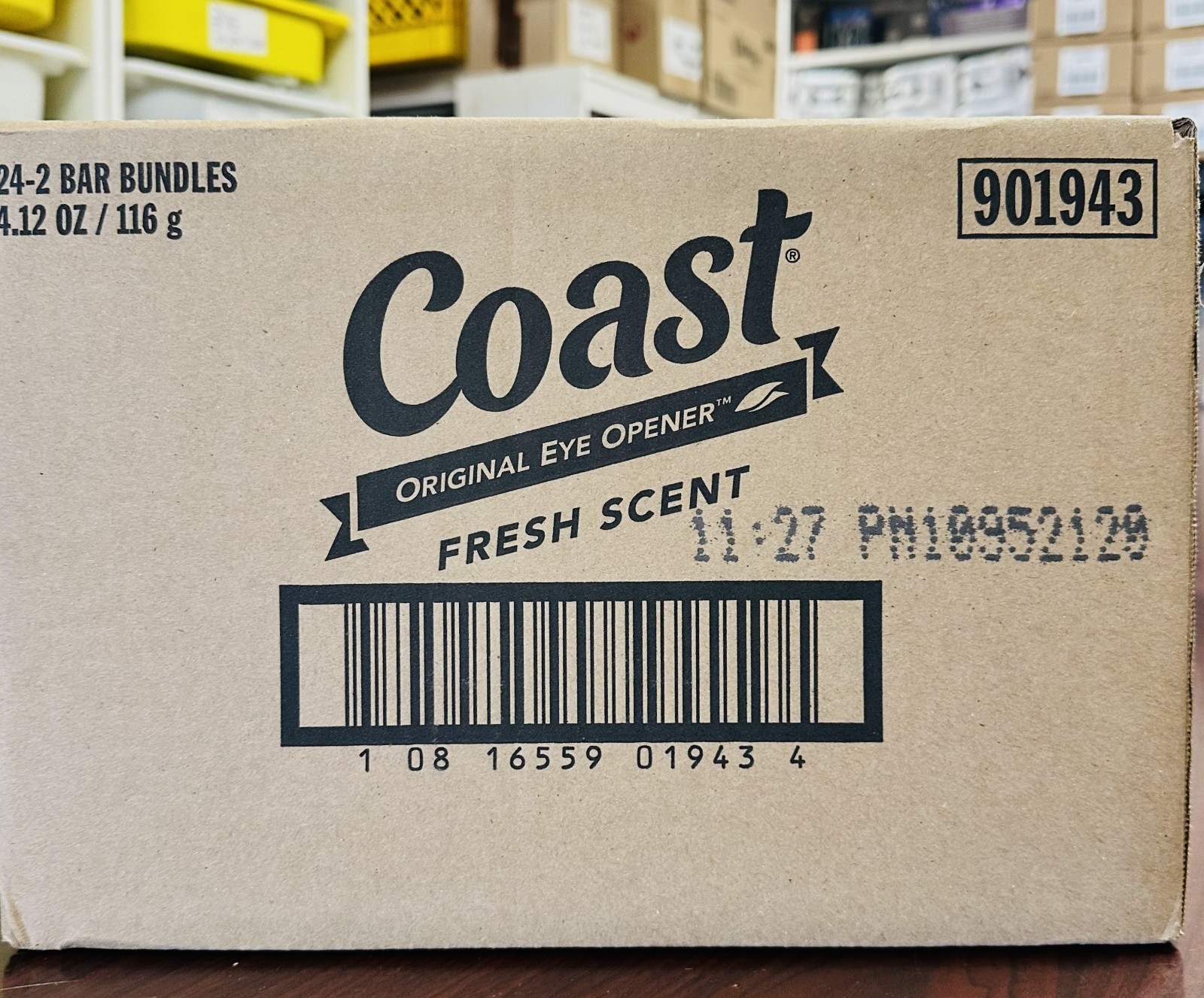 (16PK) COAST Classic ORIGINAL Scent REFRESHING Deodorant SOAP 4 Oz each SEALED