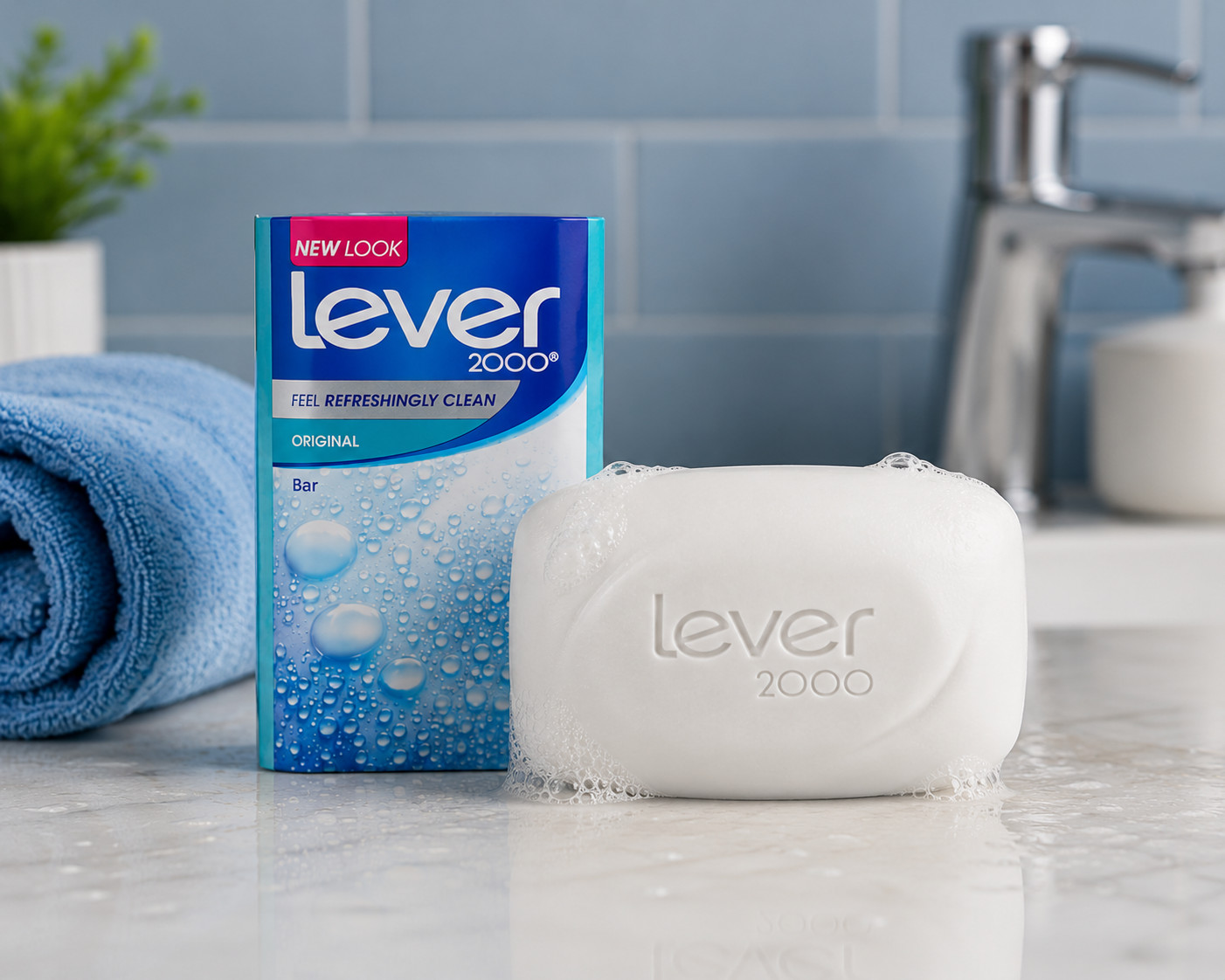 Lever 2000 Original Bar Soap 3.75 oz Fresh Clean Scent Bath Soap 6 Pack