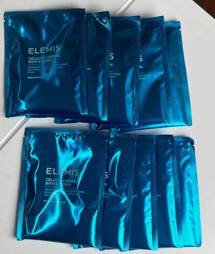 Elemis Cellutox Herbal Bath Synergy— 10 Sachets packets—New
