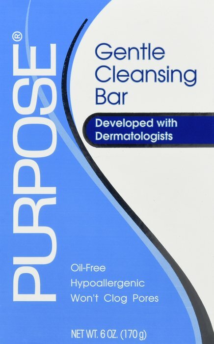 Purpose Gentle Cleansing Face Bar Soap Hypoallergenic For Sensitive Skin 6 Ounce