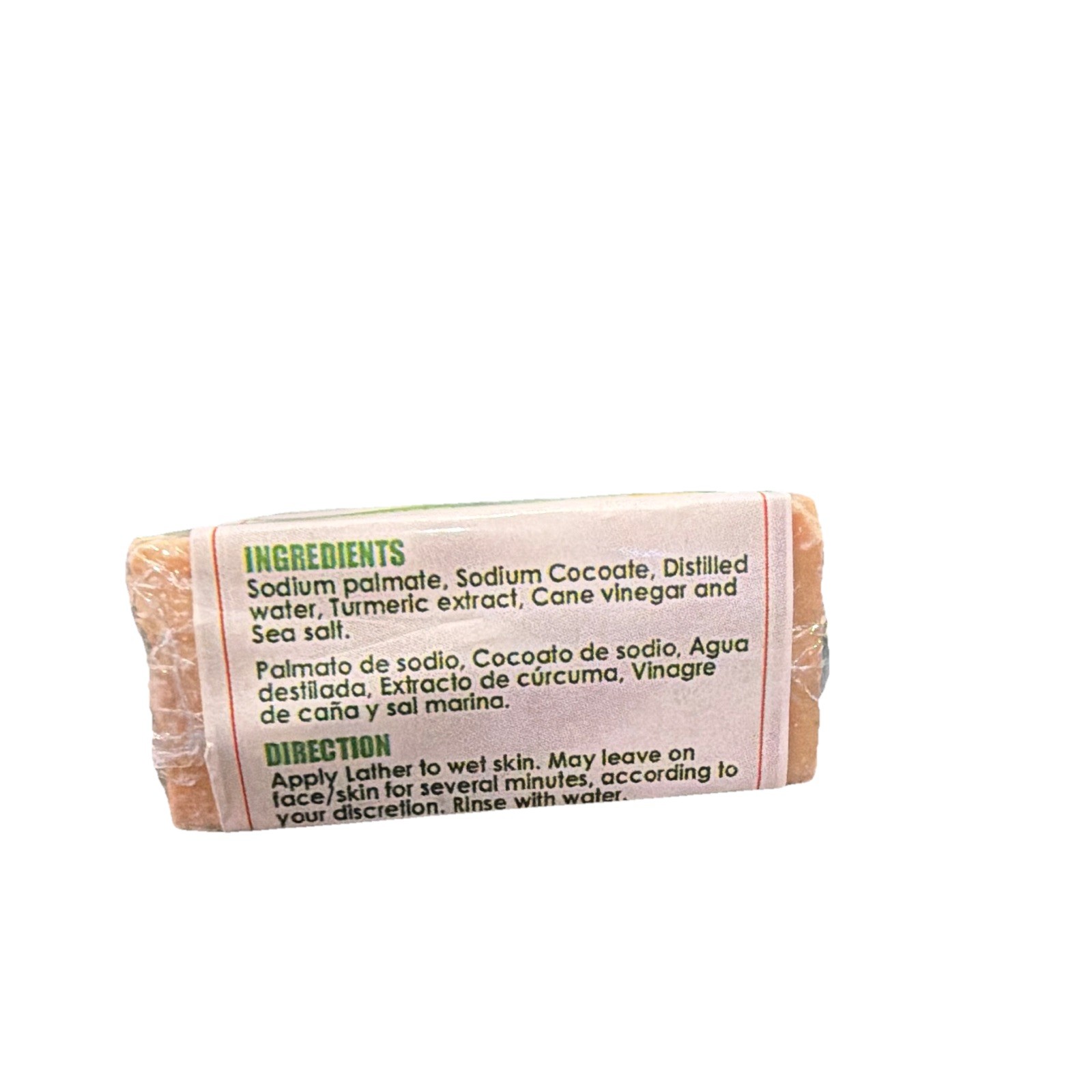 Organat Lifestyle Turmeric Face & Body Soap Bar 3.8 oz Antibacterial Antifungal
