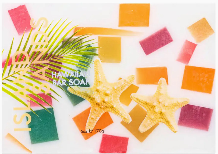 Maui Soap Co Island Sands Bar Soap with Kukui & Coconut Oil 6oz