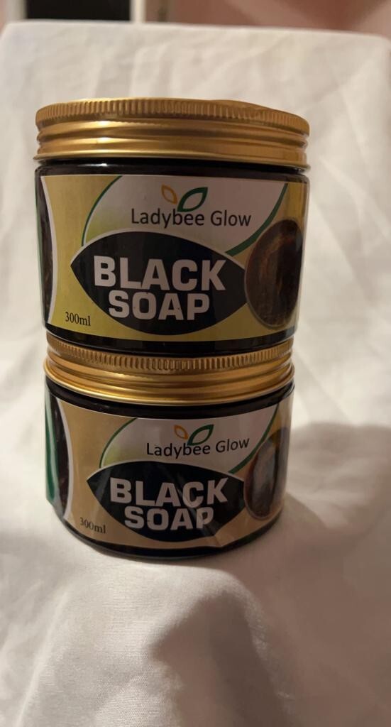 African Black Soap Paste 4 oz. 100% Pure Raw Organic For Body, Face, Acne Scar