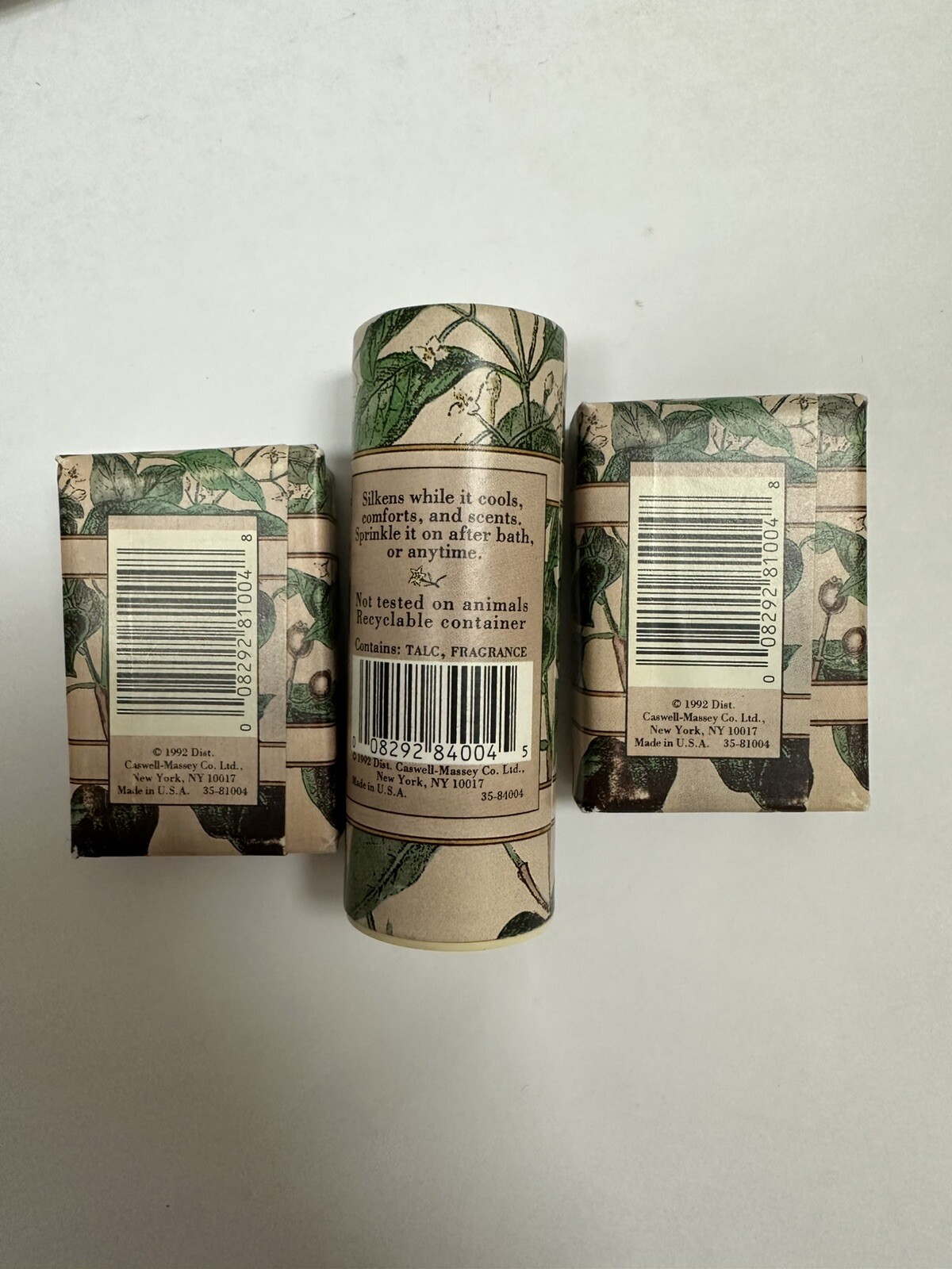 Lot 3 Sandalwood Bath & Body Original Bar Soap & Fine Talc 1.5 Oz Talc 1 Oz NOS