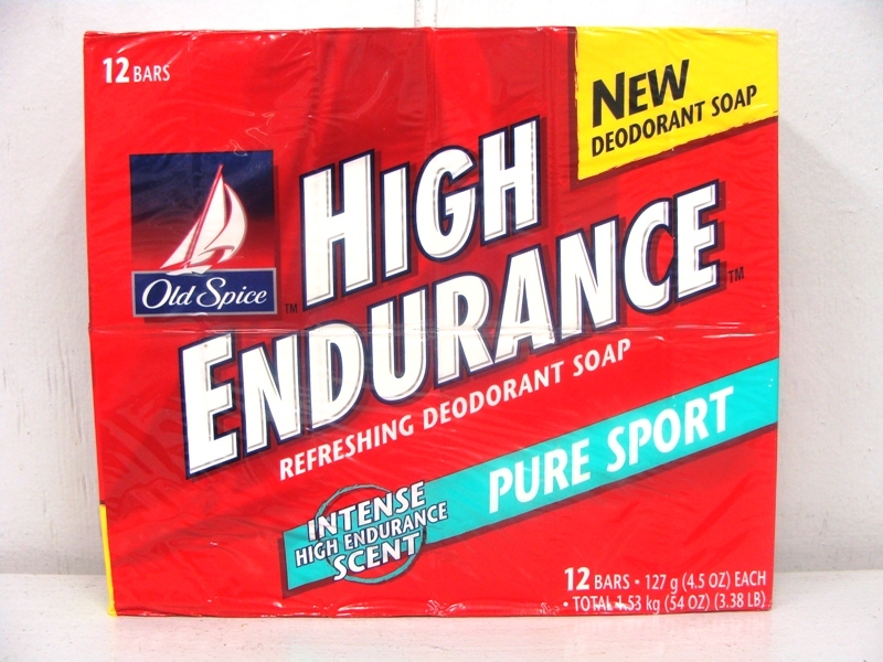 OLD SPICE HIGH ENDURANCE SOAP PURE SPORT 24 PACK *ORIGINAL FORMULA*