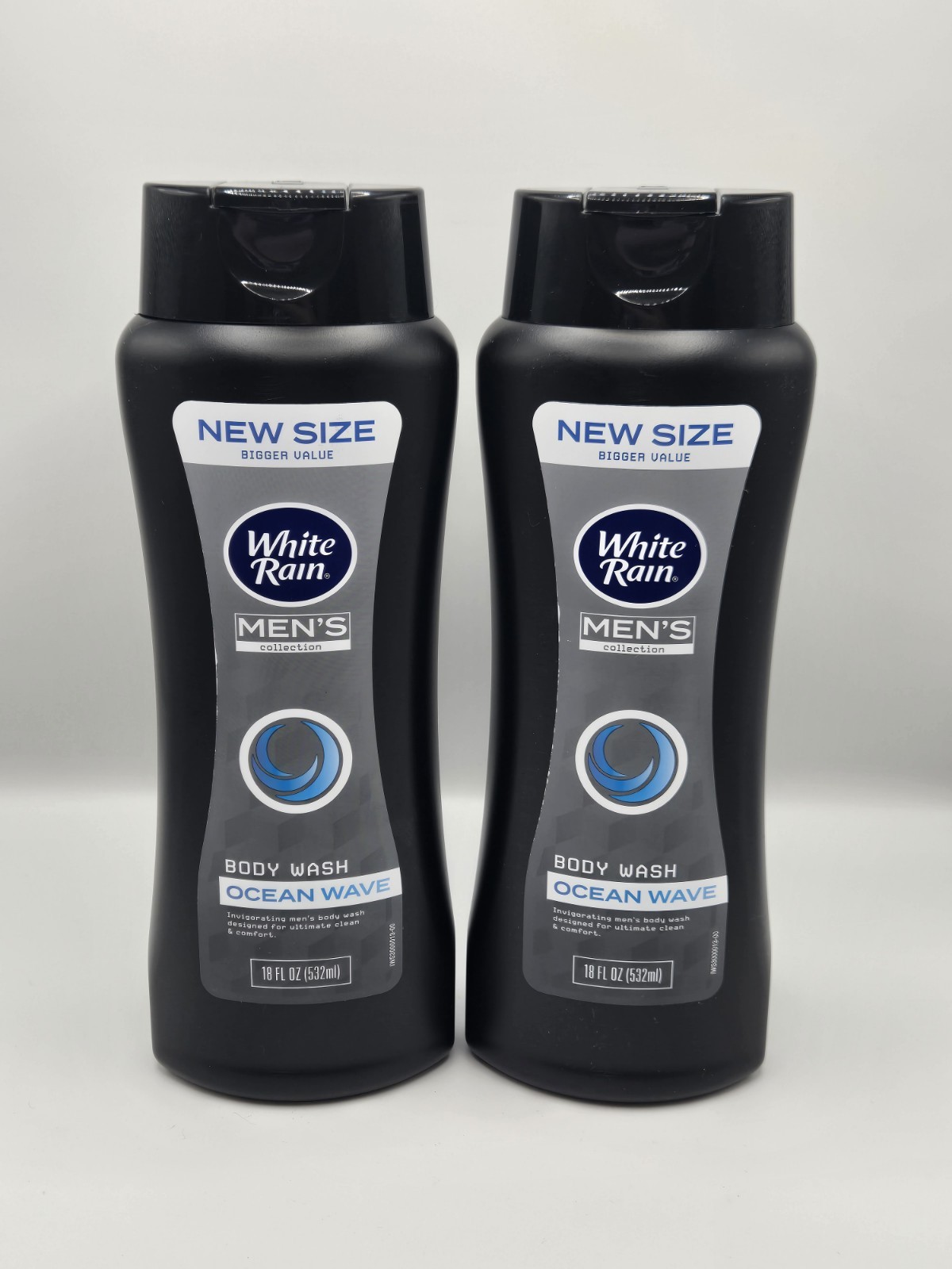 New Bigger Size! Men’s Collection Ocean Wave Body Wash-White Rain-2/18oz Bottles