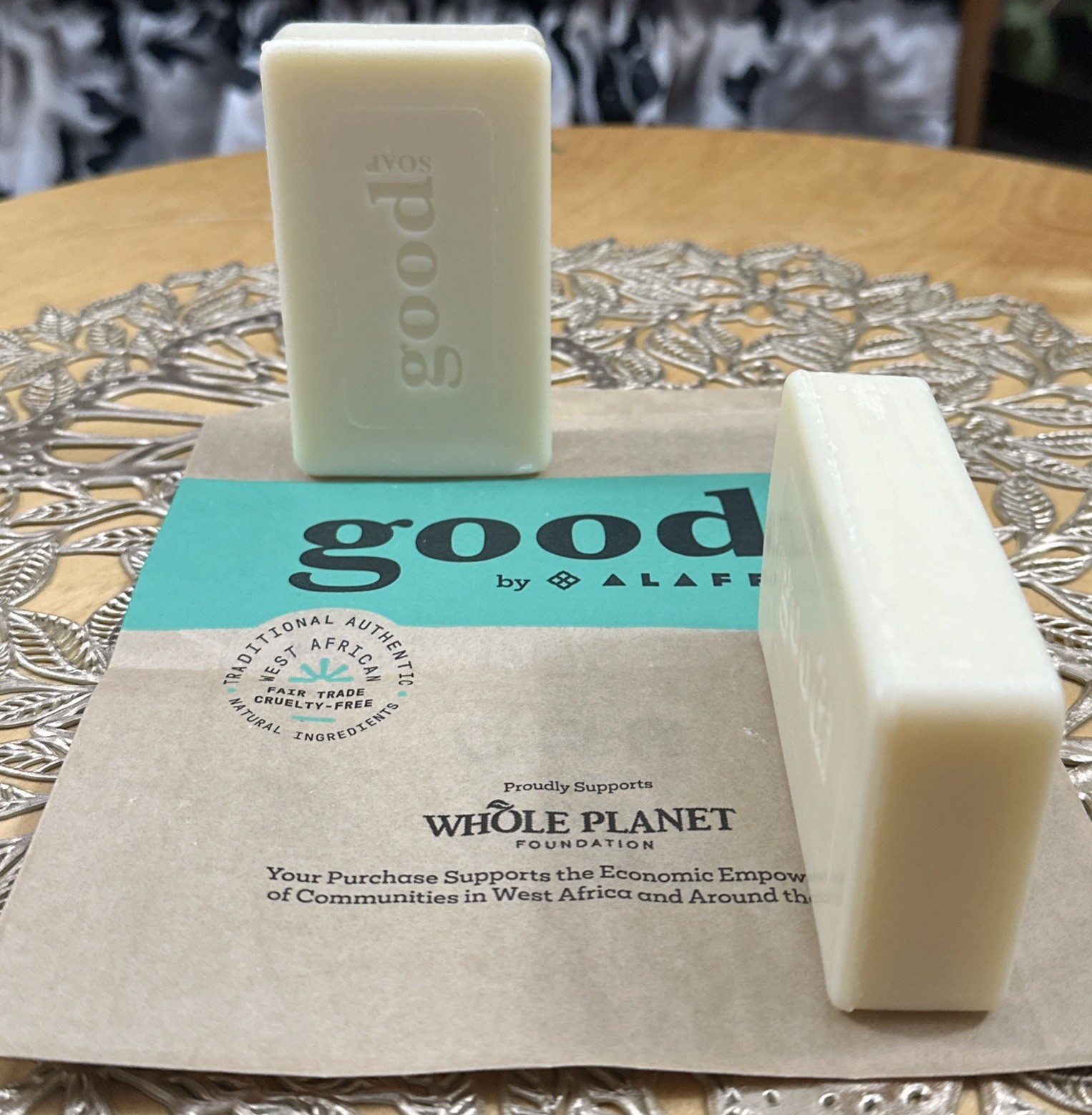 Good Soap 5oz Bars Unscented Fragrance by Alaffia (2 Count)