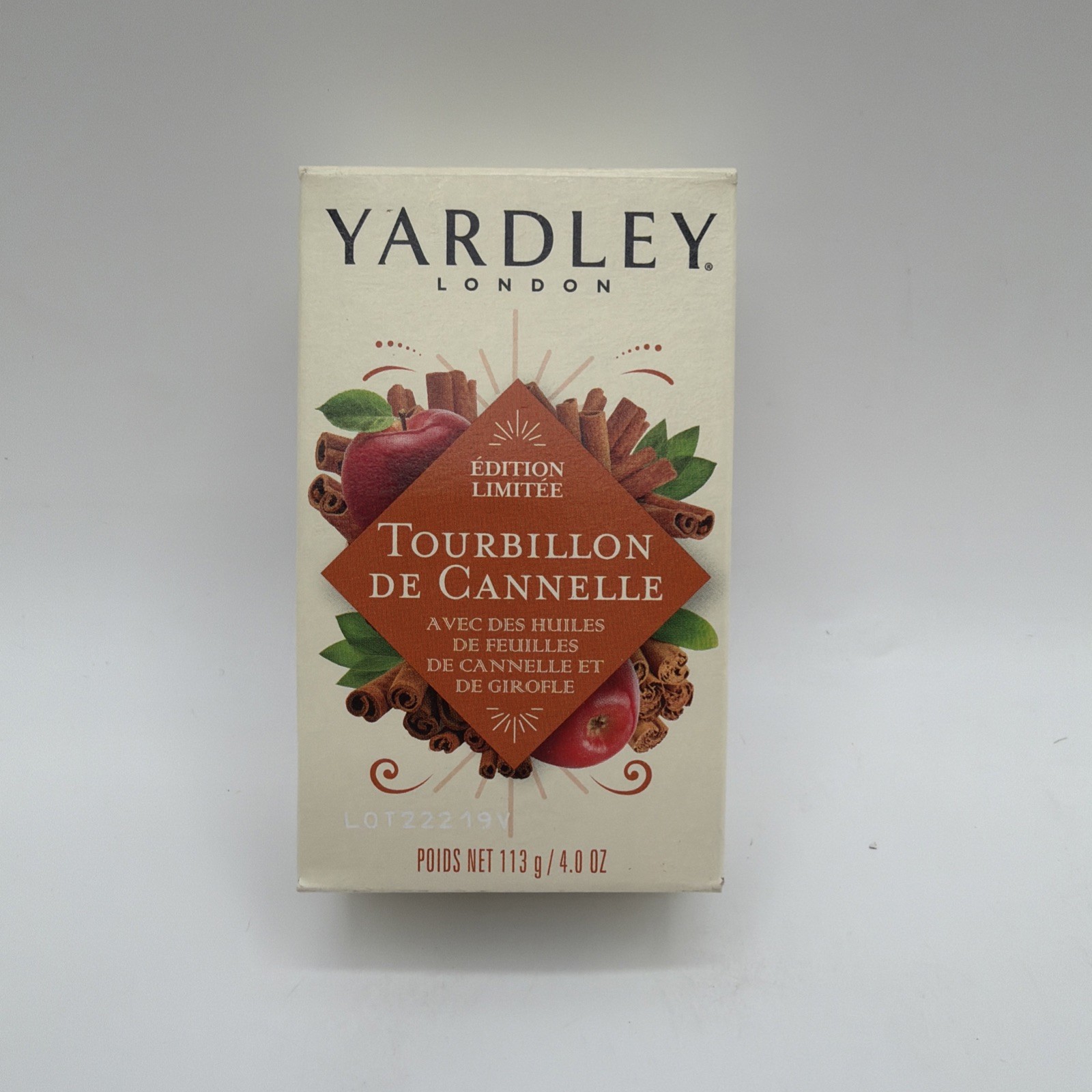 Yardley London Cinnamon Swirl Limited Edition Soap Bar Clove Bud Oils 4oz 3 Pack