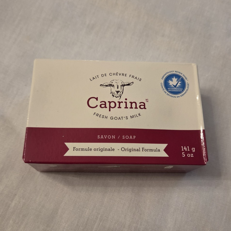 Caprina Fresh Goat’s Milk Soap Bar, Original Formula Scent, Sensitive Skin, 5 oz