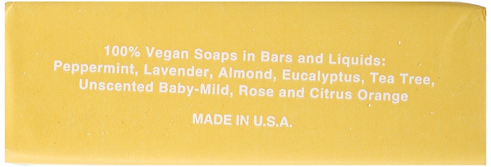 Dr Bronner’s All One Hemp Citrus Orange Pure Castile Bar Soap 5 Oz Vegan Organic